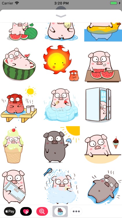 Summer Bunny Animated Stickers screenshot-3