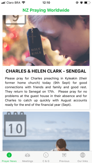 WEC NZ Prayer App screenshot 3