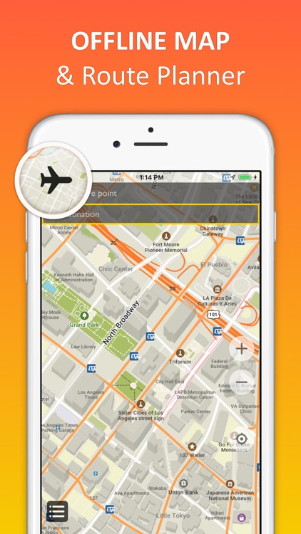 Los Angeles offline map & nav