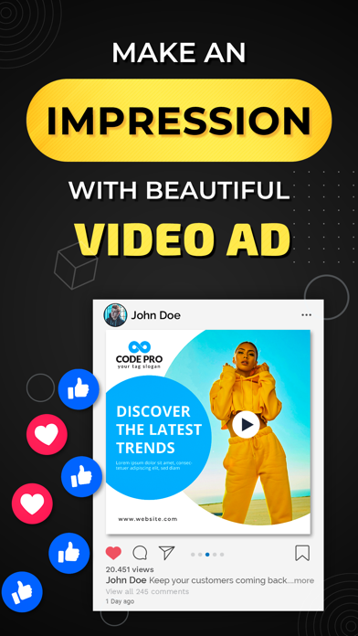 How to cancel & delete VideoADKing: Video Ad Maker from iphone & ipad 1