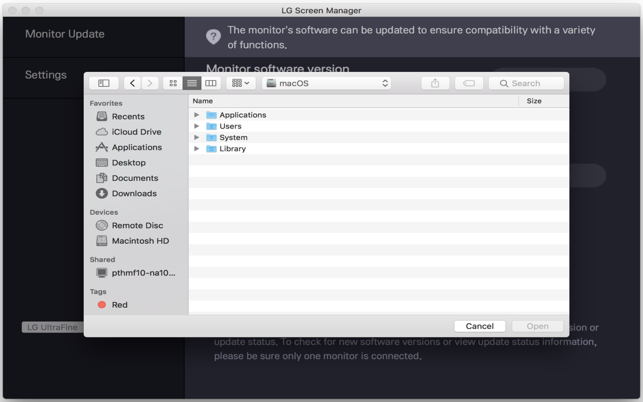 lg handy software mac