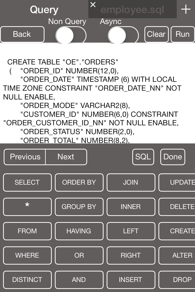 iOracleProg - Oracle Client screenshot 4