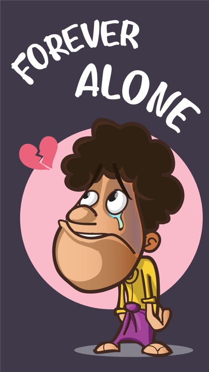 Forever Alone - Sticker
