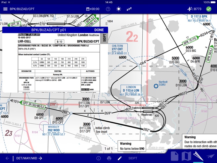 Lufthansa Lido Charts