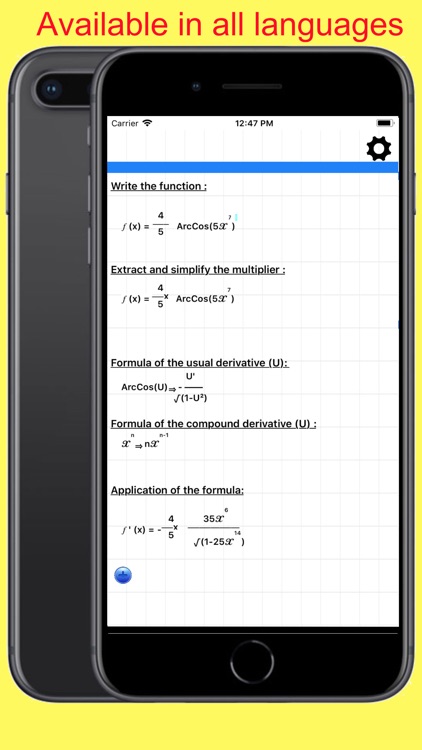 Functions and derivatives