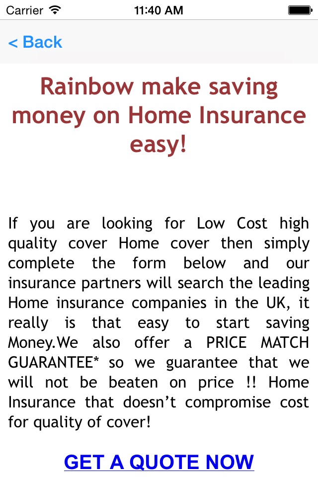 Home Insurance UK screenshot 4