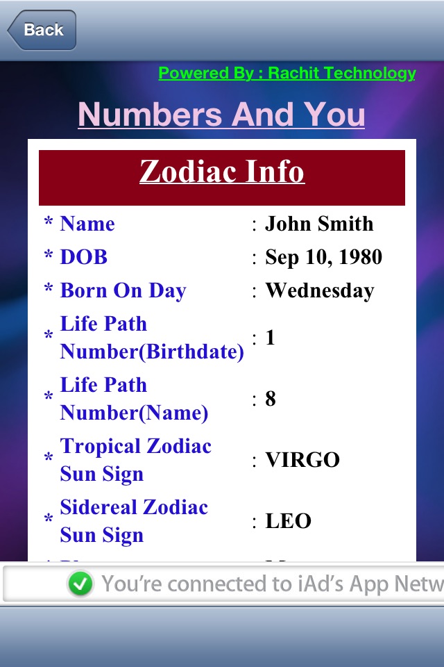 Numbers And You ( Numerology ) screenshot 3