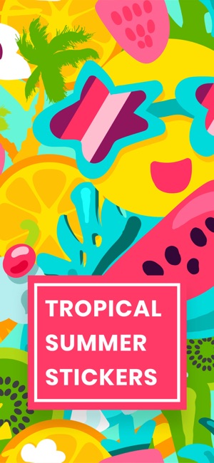 Tropical Summer Stickers