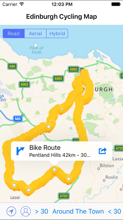 Edinburgh Cycling Map