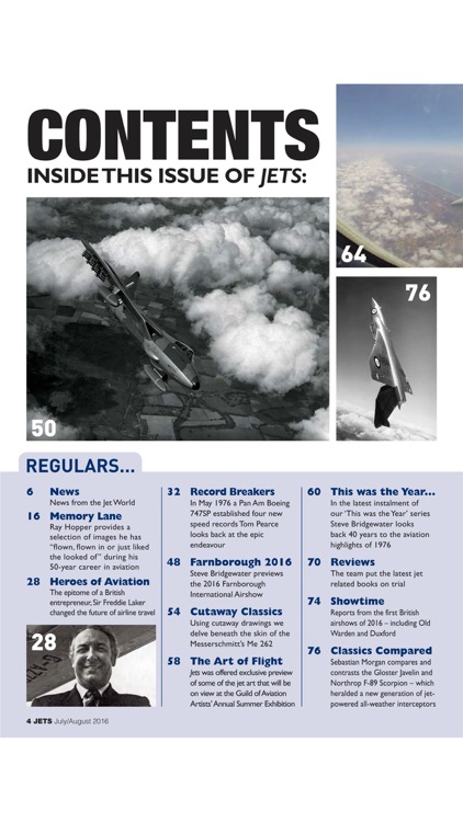 JETS Magazine - Aviation heritage news on classic airliner, military aircraft, aeroplane & jets