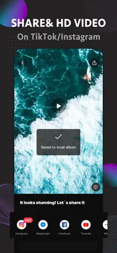 Captura 4 EasyCut - Video Editor iphone