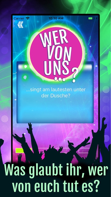 Wer von uns …? DAS PARTYSPIEL