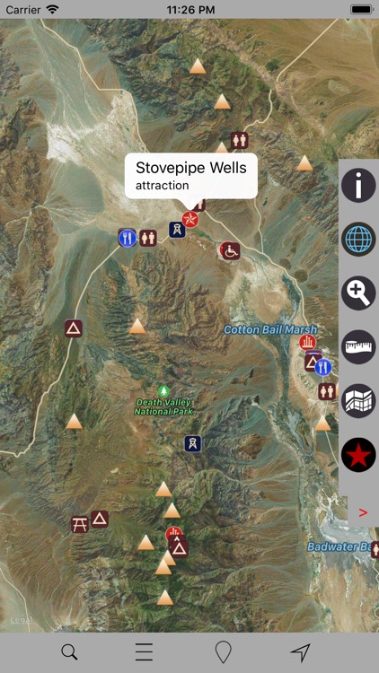 Death Valley National Park GPS