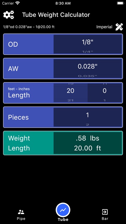 Weight Calculators