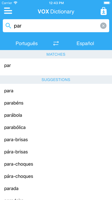 How to cancel & delete VOX Portuguese<>Spanish from iphone & ipad 2