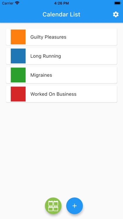 Simple Calendar Tracker