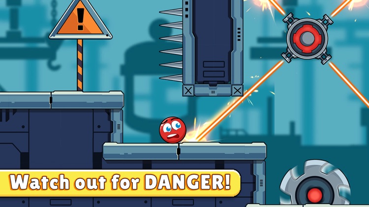 Red Bounce Ball Heroes screenshot-3