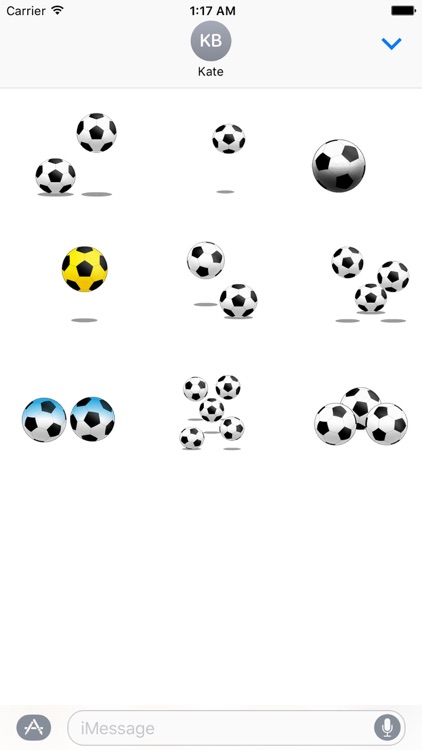 Animated Football Ball Sticker