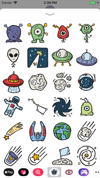 Outer Space Stickers Pro screenshot-3