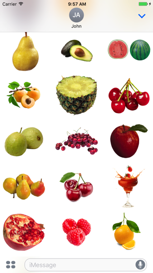 Fruits Stickers for iMessage(圖3)-速報App