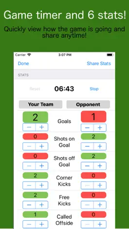 Game screenshot Stats2Share - Soccer apk