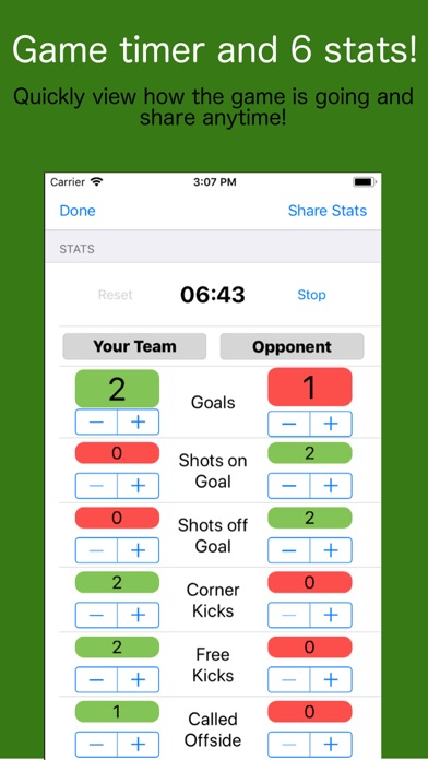 Stats2Share - Soccer screenshot 2