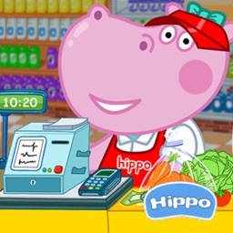 Supermarket: Cashier Hippo