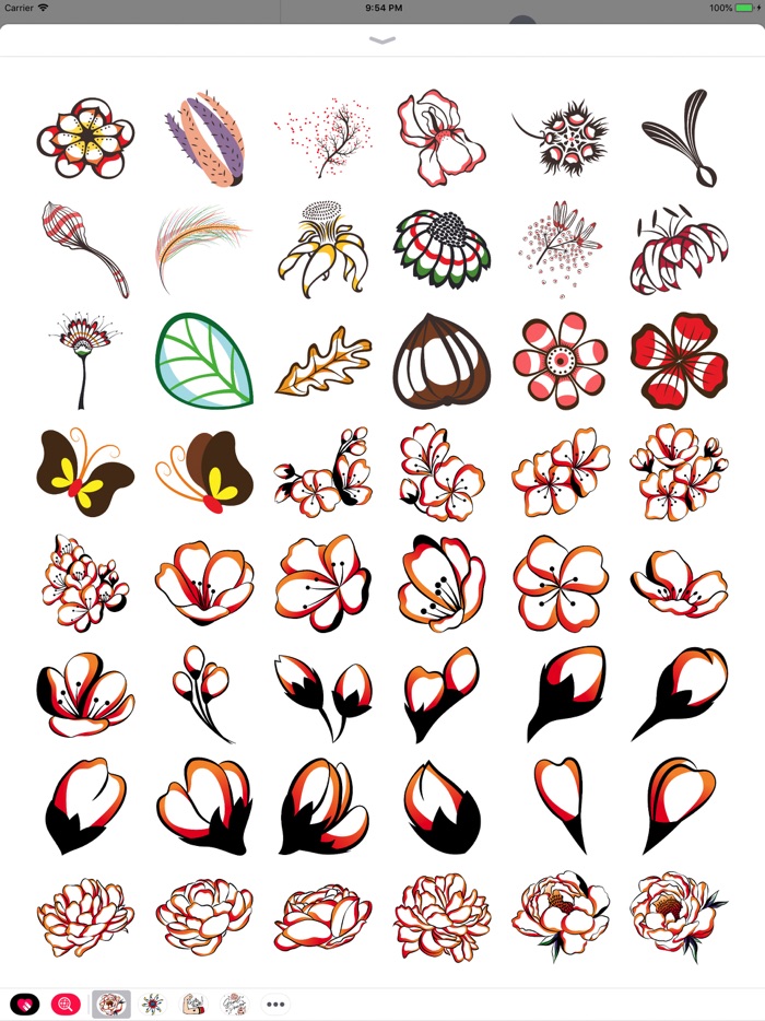 Large Flowers Collection