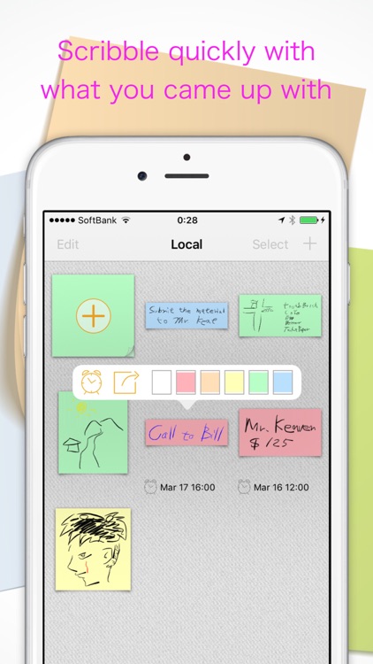 ScribbleAlarm Simple Reminder