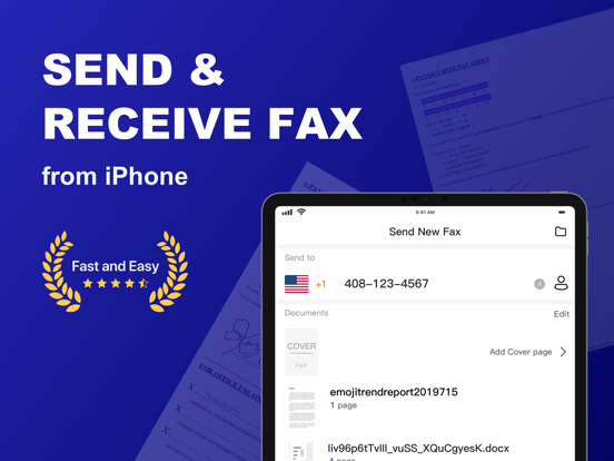 Fax from iPhone: Send Fax screenshot