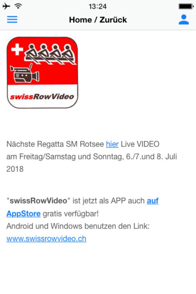 SwissRowVideo screenshot 2