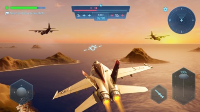 Sky Warriors: Airplane Games - ስክሪንሹት ምስል 2