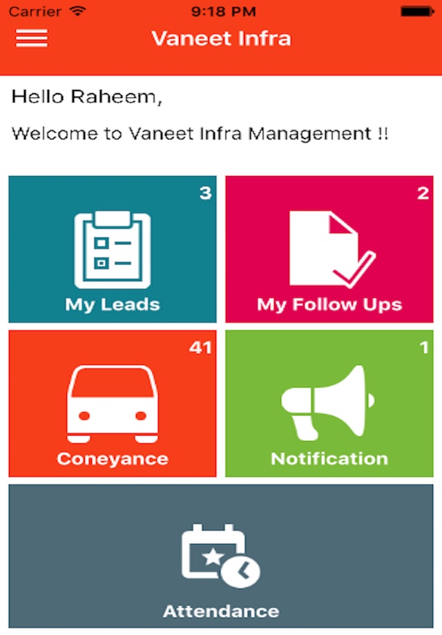 Vaneet Infra Management screenshot 3