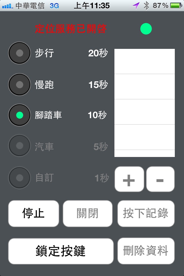 個人行蹤記錄器 超值版 (iPTR4D plus) screenshot 2