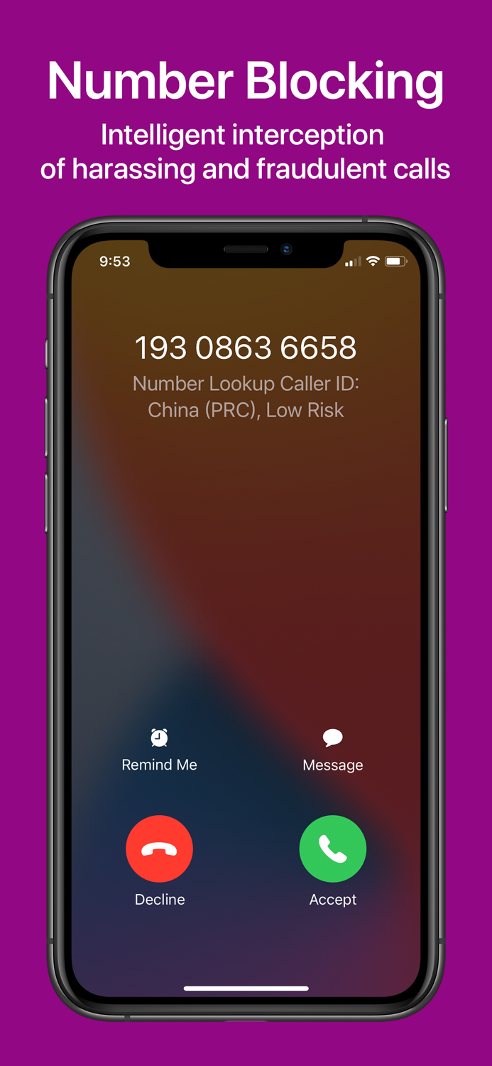 Number Blocker  Caller Lookup