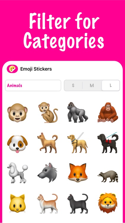 Emoji Stickers for iMessage ㋡ screenshot-3