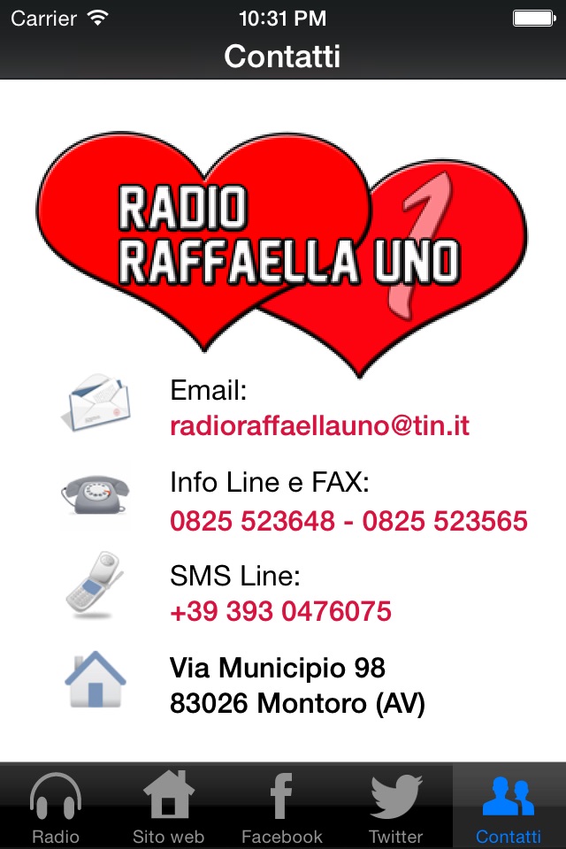 Radio Raffaella Uno screenshot 2