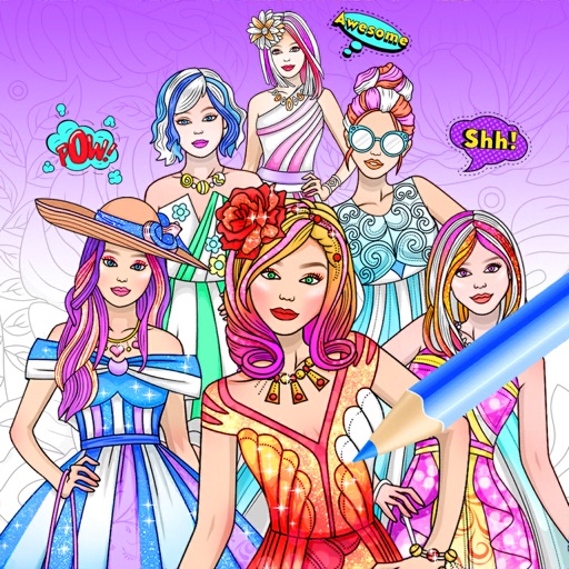 Get Dress Up & Coloring Book Kids for iOS, iPhone, iPad Aso Report