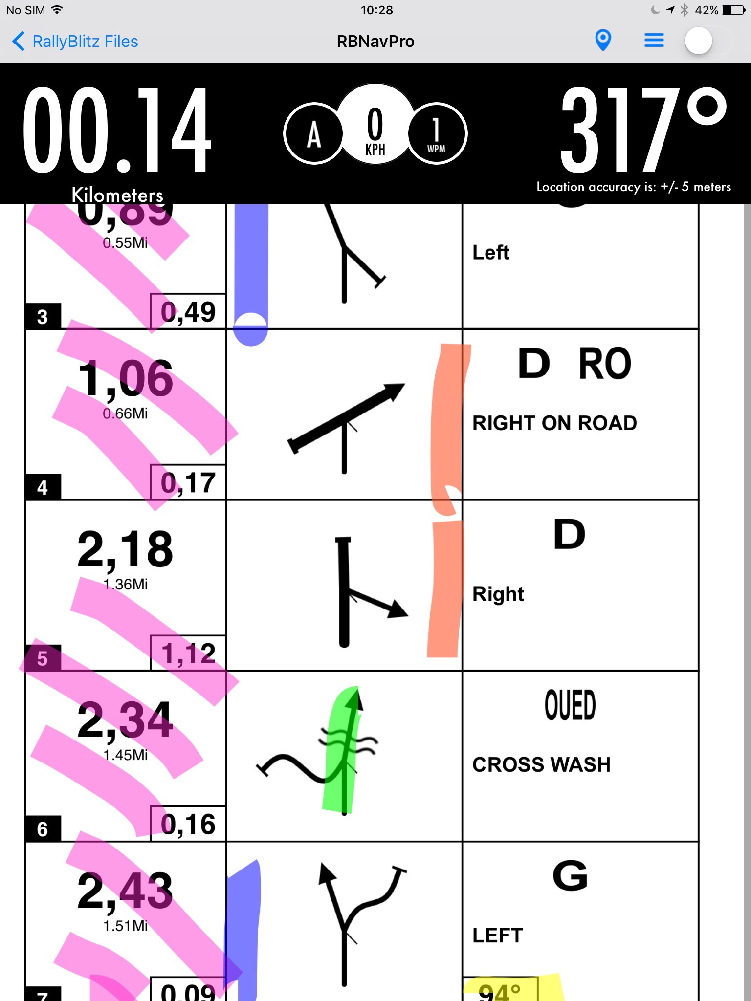 Rally Blitz Navigator Pro screenshot 2