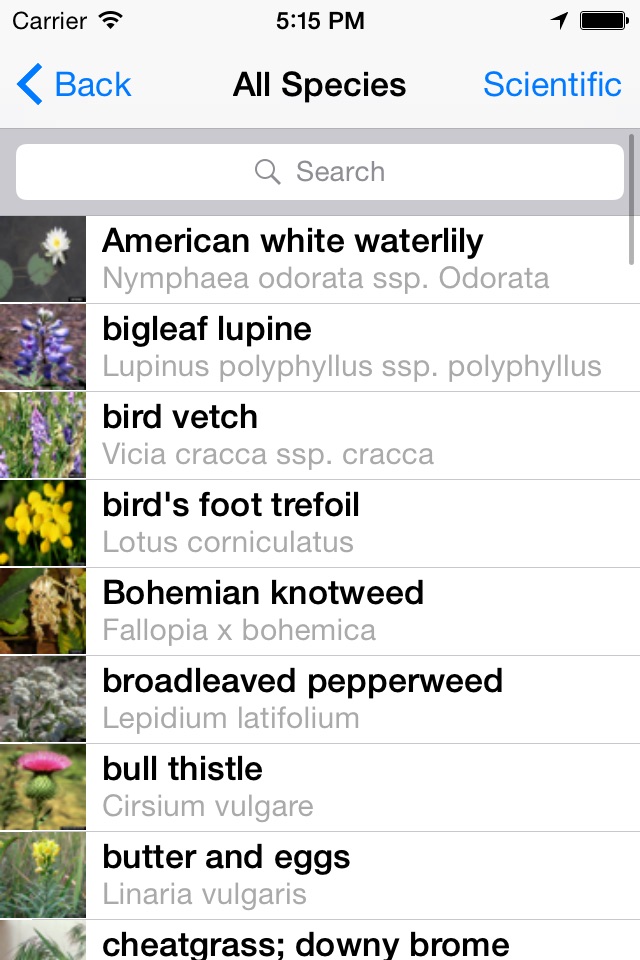 Alaska Invasives ID screenshot 3