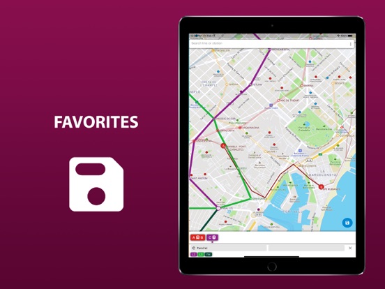 Public transport map Barcelona screenshot 4