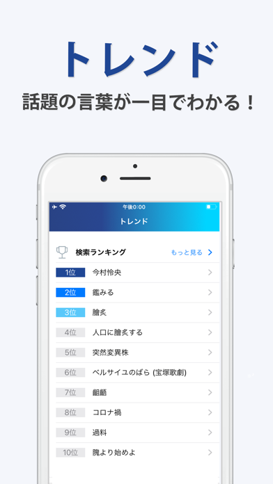 アプリ制作者必見 人気iphoneアプリトップ0のスクリーンショットが一覧できる App Screenshot