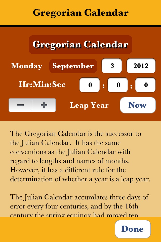 Calendar Translator screenshot 2