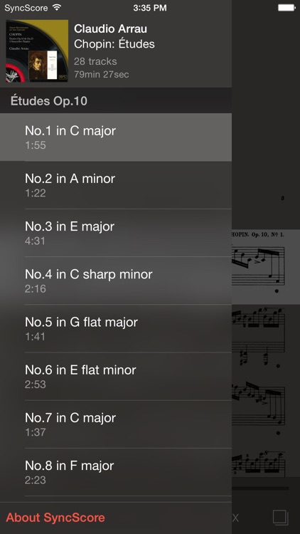 Chopin Études - SyncScore