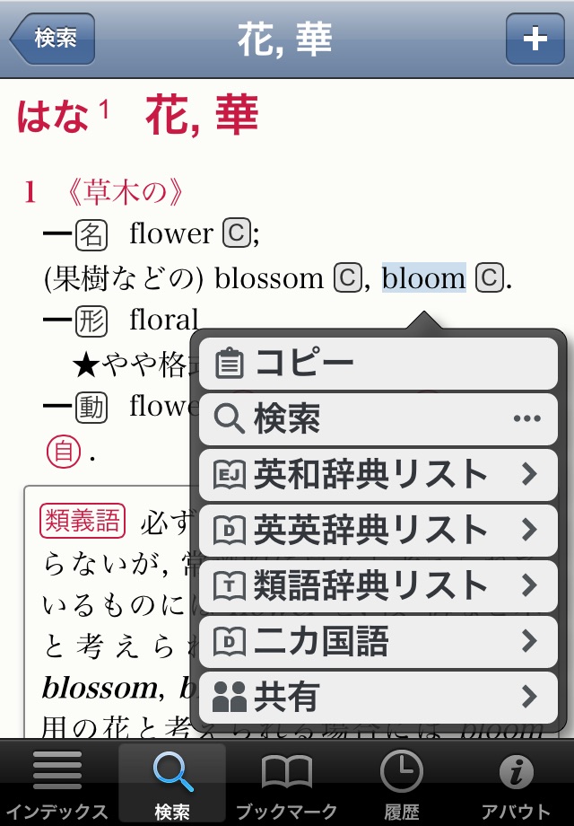 Luminous E-J Dictionary screenshot 3