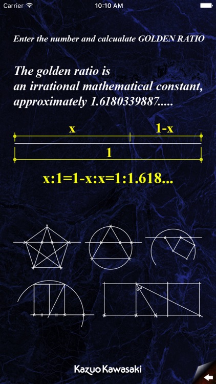 Golden Ratio Calculator