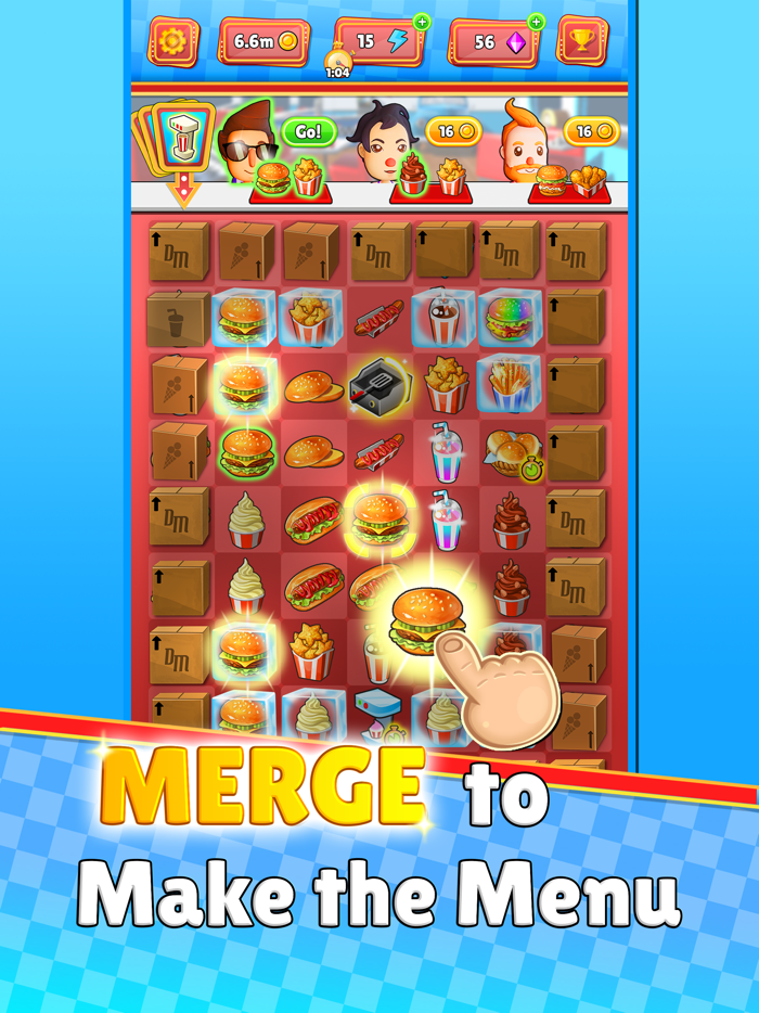 Diner Merge - Cooking Game