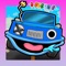 "Rainbow Color Cars For Friends" features fun and colorful car images that are ready to be colored