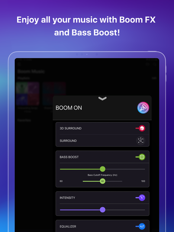 Boom: Bass Booster & Equalizer screenshot 4