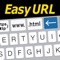 Featuring the same arrow keys as well-received Easy Mailer series - You can type URL easier with a QWERTY keyboard with the original extended keys